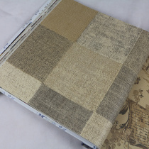 American country style retro Scottish plaid cloth pattern idyllic wallpaper bedroom living room English wallpaper