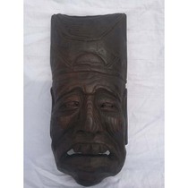 Hunan wood carving Nuo carving Nuo opera Nuo God Nuo mask face face face face face sub Nuo dance Nuo Festival pendant performance 30cm