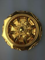 Shingon Vajra Tang Secret Dharma device Shingon Falun Tang Secret Wheel Treasure mantra wheel Karma Pestle Esoteric gold-plated dharma wheel