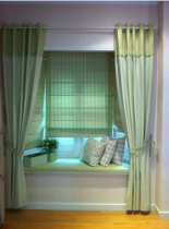 Wuxi inner package installation Roman pole curtain selection of various styles