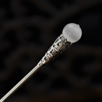 National retro opal classical long hair hairpin Childrens step rocking plate hair tassel National style to send a gift to women