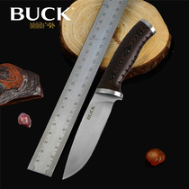 U.S. BUCK Buck 863BRS Outdoor Straight Knife High Hardness Tactical Camping Equipment Military Fans World Famous Knife