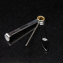 Pipe pressure rod pipe tobacco knife pipe three-purpose tool simple pipe pressure rod simple tobacco knife metal pressure rod