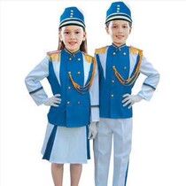 Drum and bugle team clothing Childrens flag-raising hand clothing Childrens honor guard clothing Pipe band clothing Young pioneers drummer clothing New