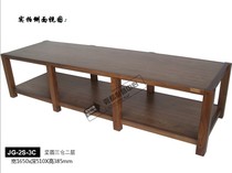 Chengyu solid wood audio rack solid three-compartment two-layer speaker cabinet amplifier rack Equipment rack Freight to pay