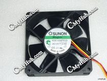 Original SUNON Jianzhun KDE1208PKV3 12V 0 8W 8CM 8020 3-wire cooling fan