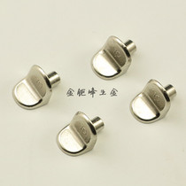 Thickened partition bead alloy glass support laminate support partition nail wardrobe board support seven-character support furniture cabinet accessories