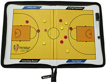 High-grade zipper bag Magnetic folding basketball tactical board leather coach teaching board sand table