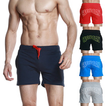 New Hibin Mens Pure Cotton Sports Shorts Feature Pockets Home Sleeping Pants Beach Pants Running Fitness Pants