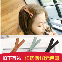 Korean jewelry headdress duckbill clip Korean fabric bow hairpin top clip hairpin edge clip Bangs clip Hair accessories
