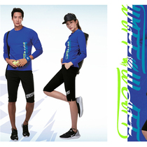 2018 autumn and winter New Korean WIFFWAFF vivev badminton suit men and women quick-drying long sleeve T-shirt 1
