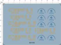 64155-A4217 1 42 Jiangmen Bus Terminal Route Card Steam Transport Group to Beijing Passenger Car Water sticker 1