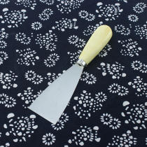 Traditional blue calico soymilk cloth medicine spot cloth DIY production tool material Stainless steel scraper