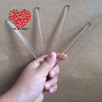 Glass rod 8 * 200mm stirring rod drainage Rod mixing glass rod solid glass