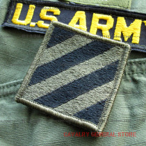 Vintage Vietnam War US Original Lu Jun 3rd Infantry Division Armband M65TCUERDLCVC Attachment