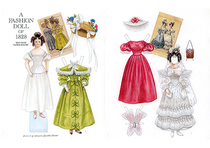1828 fashion vintage paper doll dressup paper doll paper doll dressup