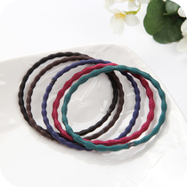 Korean jewelry Hair accessories Black base base hair ring tie hair lotus root joint Rubber band fine hair rope headdress head rope female