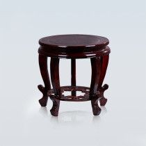 Jingdezhen High 27cm large size fish tank Flower Pot Flower Vase Chite Handicraft Vase High Foot Wooden Density Board Base