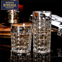 Czech BOHEMIA imported Crystal Whiskey cup beer glass cup juice tea cup wine cup