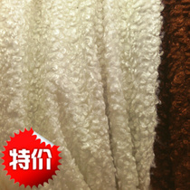Imitation new velvet fabric handmade DIY counter decoration pillow clothing lining blended curly 25 yuan and a half meters