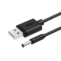 UNITEK Y-C496BK USB to DC3 5mm charging cable Power supply cable 1m round hole h