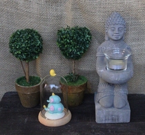 Special Price Promotion Foreign Trade Export Orders Shifo Like Candle Holders Kneeling Style of Buddhist statues Home Decorative Pendulum to shoot props