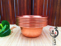 12cm Copper Leather Water Supply Bowl Net Water Glass Holy Water Glass Seven for cup Tibetan Buddhism 1 set of 7 red brass brass
