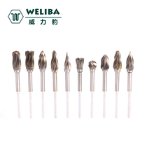 Tungsten steel coarse tooth grinding head carbide rotary file 3 * 6mm engraving milling cutter DIY root carving electric grinding head C type