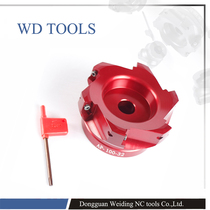 KM12 aluminum alloy cutter right angle cutter head plane milling cutter head flat cutter head 50 63 80 100 200