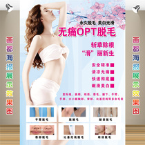 Chinese medicine health poster wall map beauty salon health care Hall decoration painting posters painless hair removal 02