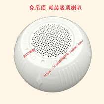 Ceiling-free ceiling-mounted speakers Open-mounted hoisting public broadcasting fixed pressure 3W6W background music without opening speakers