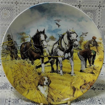 British Wedgwood Wedgwood Working Horse Series Harvest Limited Edition Collection Decorative Plate