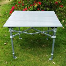 Lightweight Luxury Lifting Aluminum Table Outdoor Folding Table BBQ Picnic Table Aluminum Alloy Table Casual Table Camping