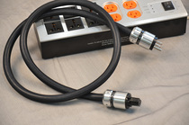 Meishi ultra-low temperature frozen black dragon platinum handmade OFHC square core copper power cord