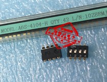 Imported original patch four-digit dip switch 4-digit 2 54mm A6S-4104-H