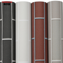 Retro 3d cultural brick wallpaper self-adhesive wallpaper bedroom waterproof TV background wall living room imitation brick pattern European stickers