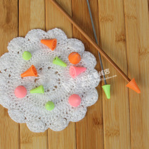 Bar needle cap wool needle cap silicone needle cap DIY hand knitting tool
