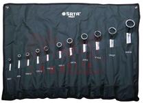 Shida 11 Pieces Full Polished High Neck Double Plum Blossom Wrench Set High Neck Plum Wrench Suit 08023