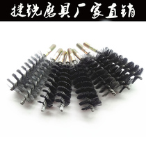 Industrial brush rebar wire brush boiler brush round pipe brush chimney brush chimney brush steel pipe brush furnace sweeping rust removal cleaning brush
