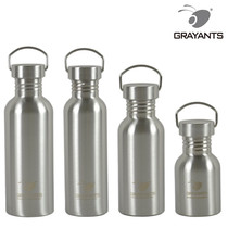 grayants304 stainless steel large mouth sports kettle outdoor cycling single layer all steel water cup water bottle large capacity