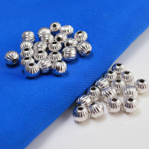 Platinum transfer beads pt950 mens and womens large string necklace woven bracelet round beads bead accessories Pure Platinum