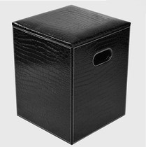 Meishang special creative crocodile leather storage stool storage stool leather bench