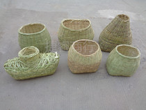 Wholesale bamboo woven fish basket Back basket Bamboo basket Bamboo fish basket Decoration props Tea dance dance props