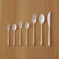 Scheduled Japan imports FUTAGAMI Great Rule of Brass Silver Plated West Cutlery Knife Fork Spoon