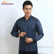 Snow silver fox broken code clearance winter fashion men's seamless down jacket liner down shirt dad outfit