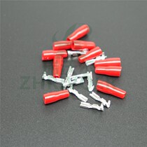100 2 2mm plug spring cold press terminal block connector 2 2 2 plug spring plug copper spring with sheath