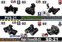 Toy Minifig cat Minifig third party night vision device