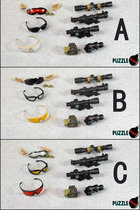 Dongdong Puzzle Bomb 1 6 Modern Military goggles Sight Set Spot