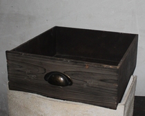 Outlet Outer single to make old charcoal burnt drawers wooden box American countryside ZAKKA wood box shooting props