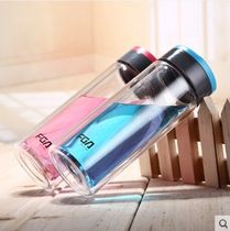 Fuguang FB1021-280 glass double layer with lid office Cup for men and women couples portable gift Cup